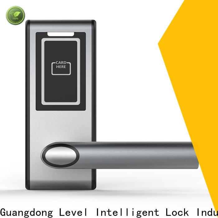 Level Custom hotel card locks supplier for guesthouse