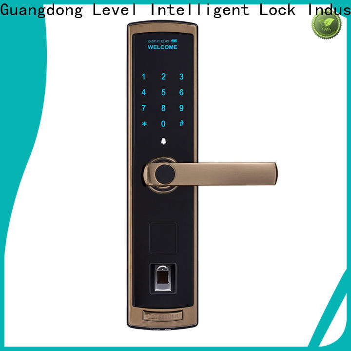 Level Custom outdoor keyless door lock supplier for Villa
