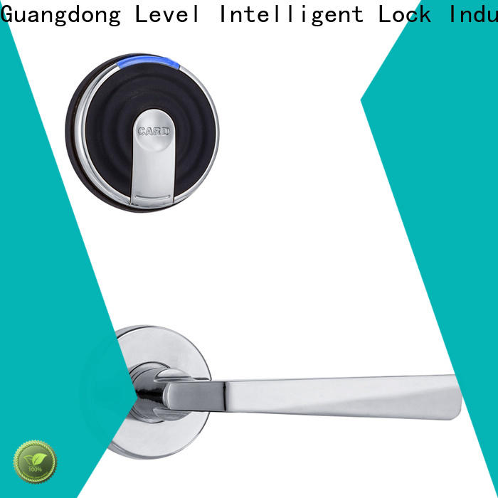 Level Latest magstripe door lock supplier for lodging house