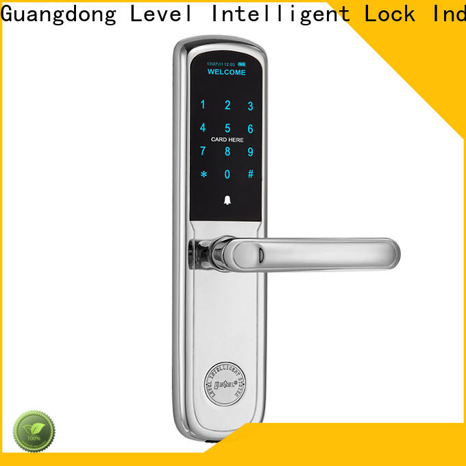 Level Custom electronic front door handles factory price for apartment