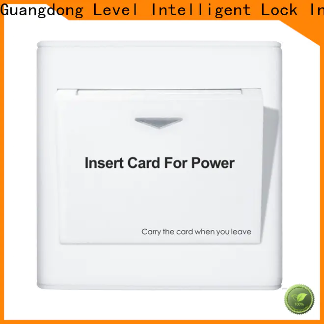 Level hotel key card slot company for residential
