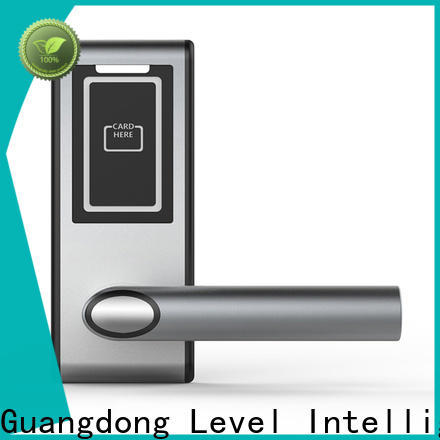 Level split hotel door access card system supplier for lodging house