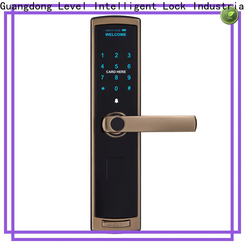 Level Top keypad lock for exterior door factory price for residential