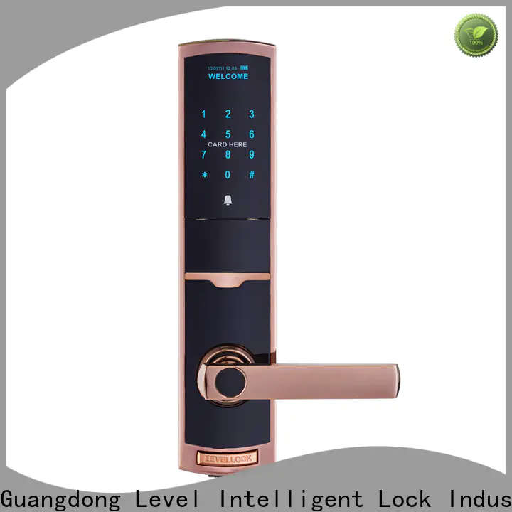Level digital keypad locks for external doors factory price for apartment