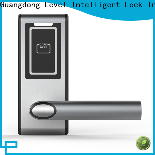 Level slim hotel door lock system price promotion for guesthouse