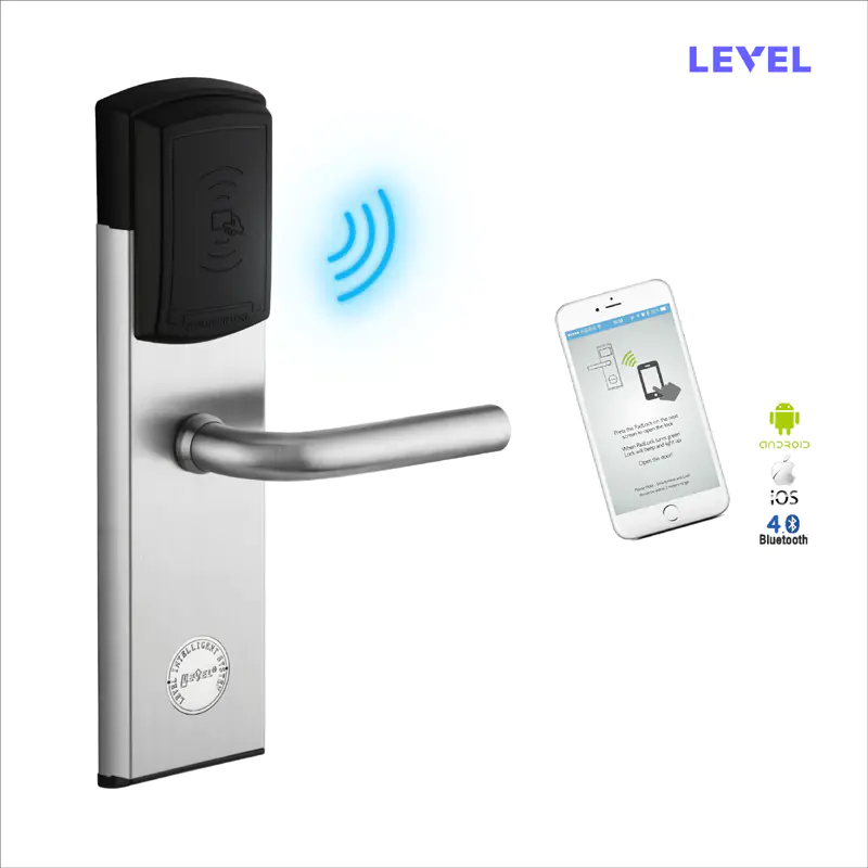 Contactless BLE smart card lock and access control system