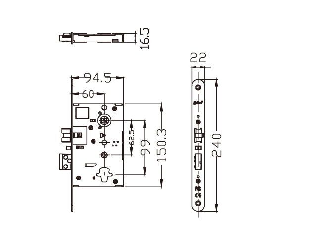 Level best touch keypad lock wholesale for home-6