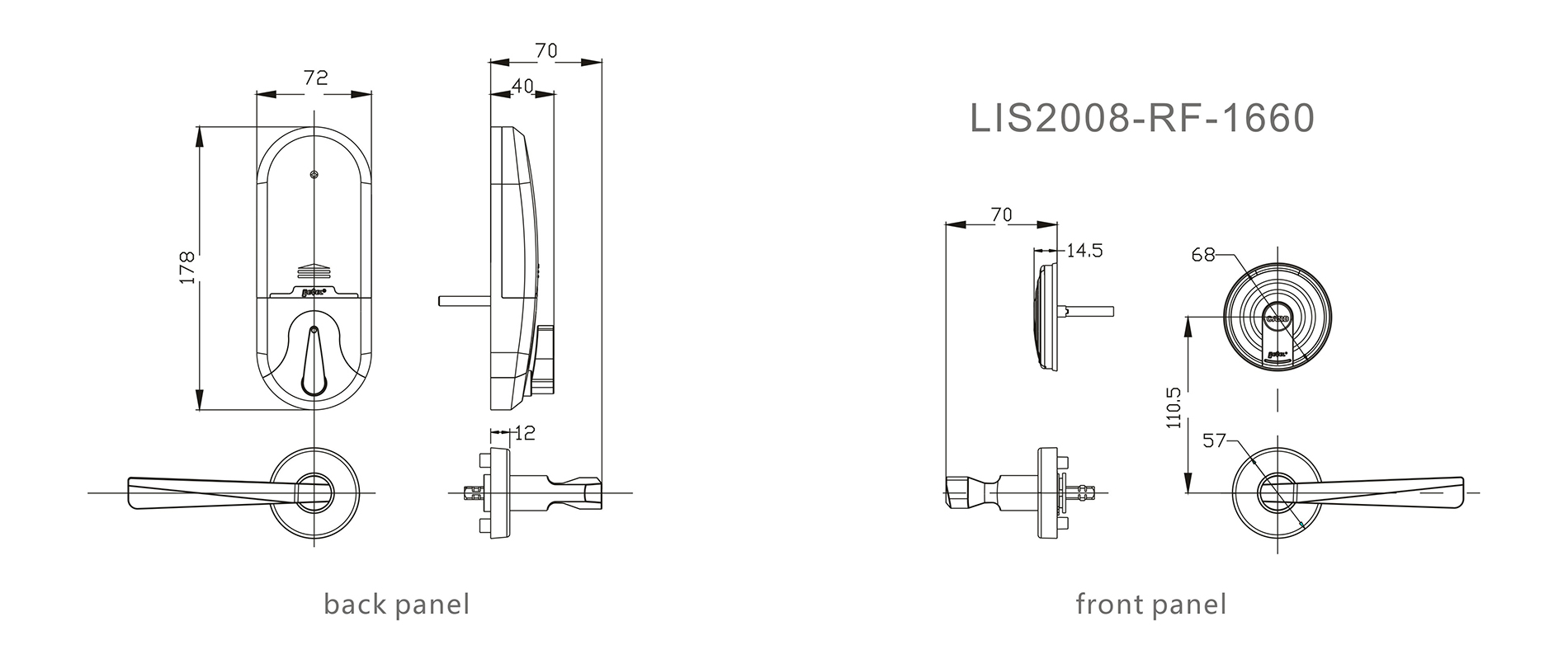 Level high quality bathroom door lock promotion for lodging house-4