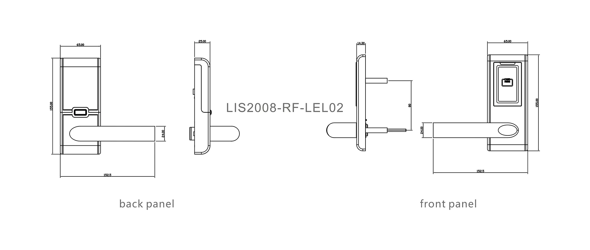 Level rfs800l door lock machine supplier for Villa