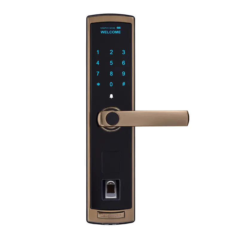 Level keyless residential electronic lock tdt1380 for Villa