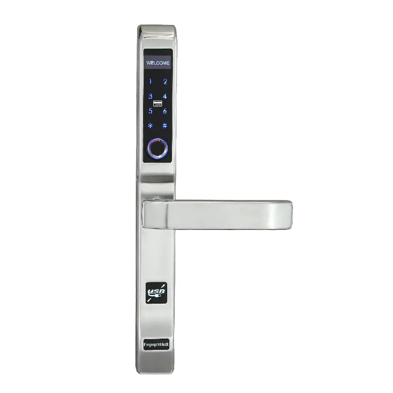 Level aluminum number keypad door lock factory price for home