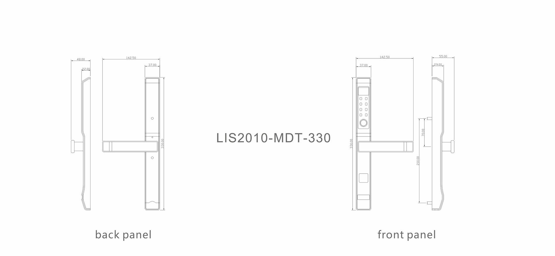 Level mdt1320 push button deadbolt door lock wholesale for home