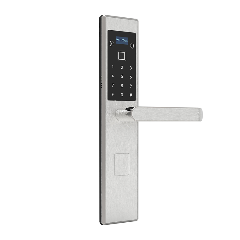 Residential MF1 card fingerprint digital lock SUS304 material Black painting MDT-M12