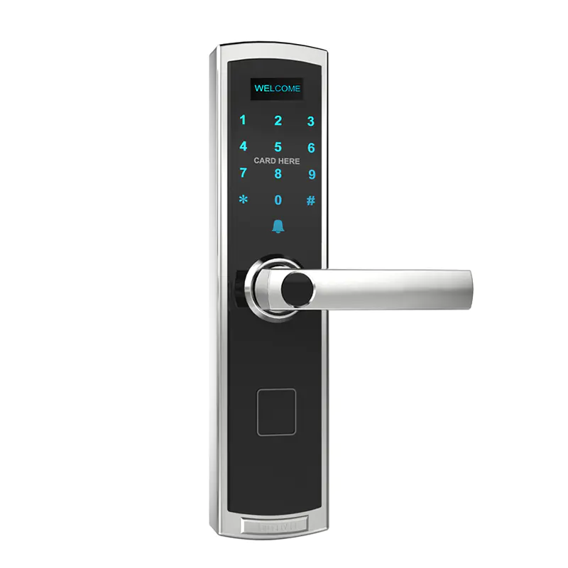 Residential smart card touch keypad door lock fashion style TDT-1380