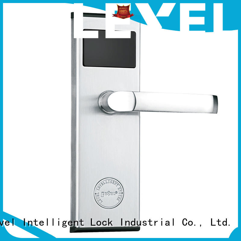 Level style key card door lock for hotels promotion for Villa