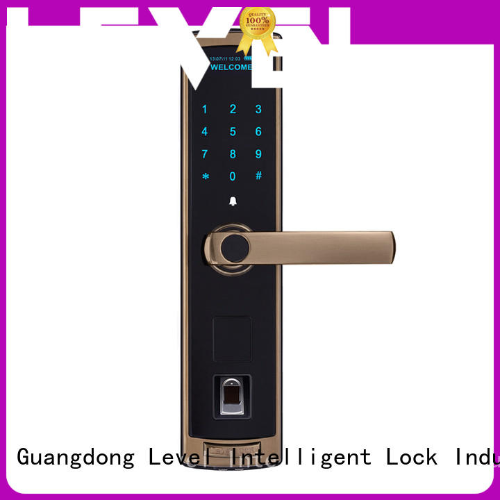 Level screen touch keypad lock factory price for Villa