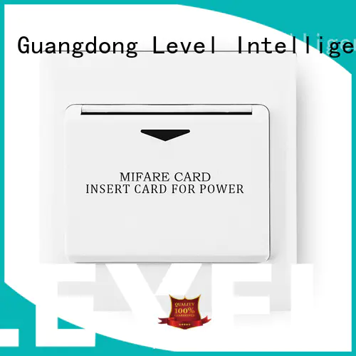 Level card hotel energy saving switch from China for apartment