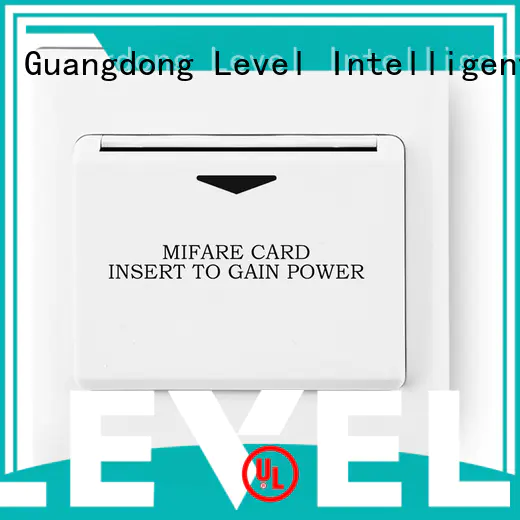 Level reliable energy saver key card switch saving for Villa