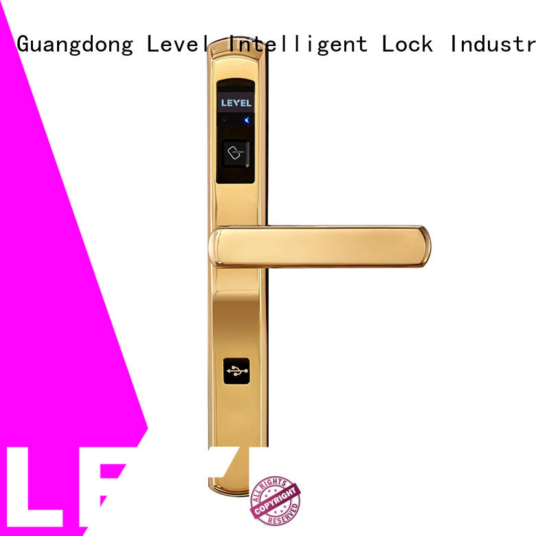 Level latch rfid card lock directly price for Villa