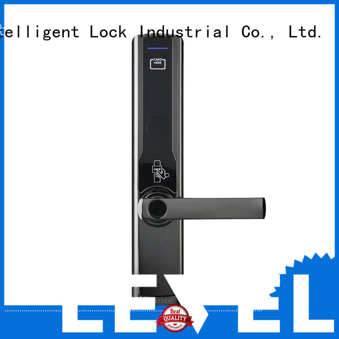 Level stainless electronic door locks hotel promotion for apartment