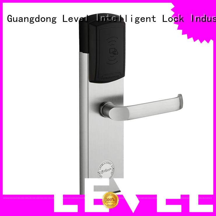 Level mf1 smart card lock directly price for apartment