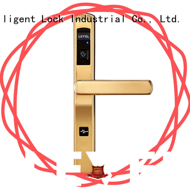 Level technical key card door lock for hotels supplier for Villa