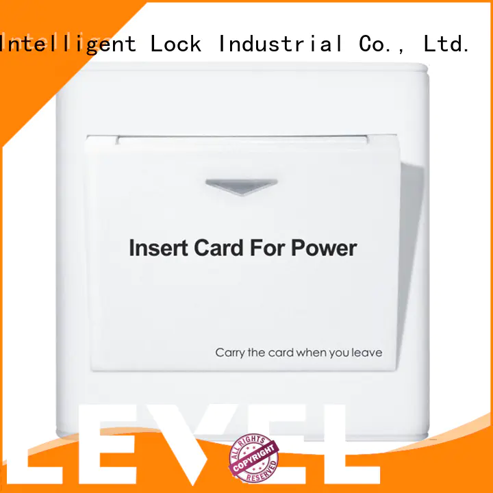 Level insert hotel energy saving switch promotion for home